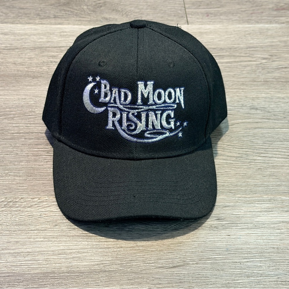 BAD MOON RISING HAT JOHN FOGERTY RARE EMBROIDERED